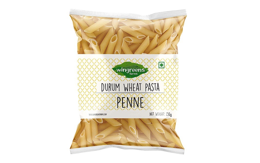 Wingreens Farms Durum Wheat Pasta Penne   Pack  250 grams